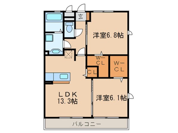 グランディール　ロジェの物件間取画像